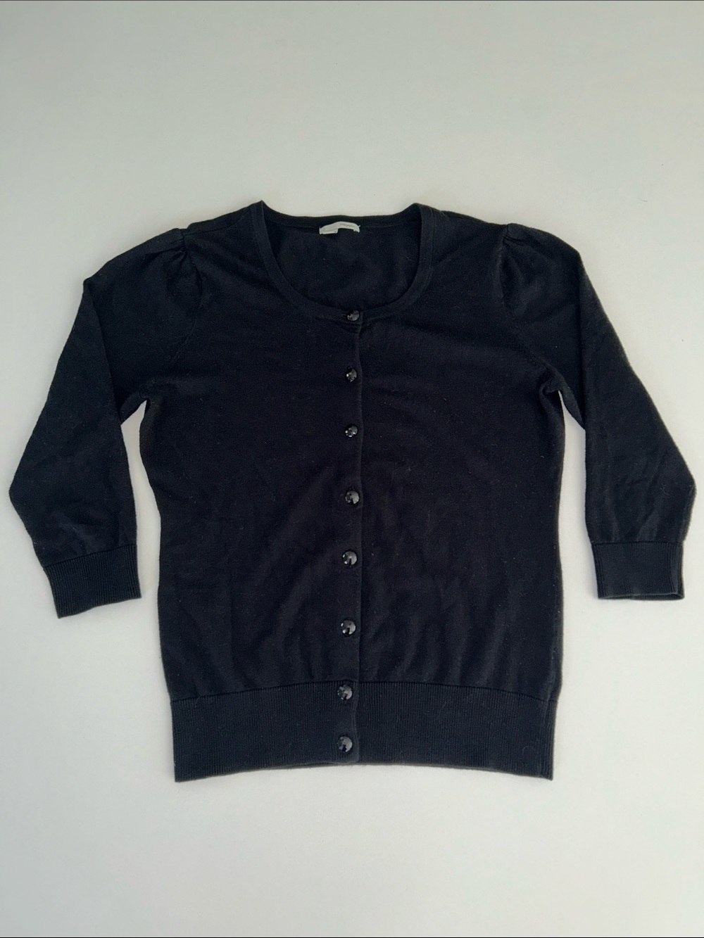 Halogen Black 3/4 Cardigan Small